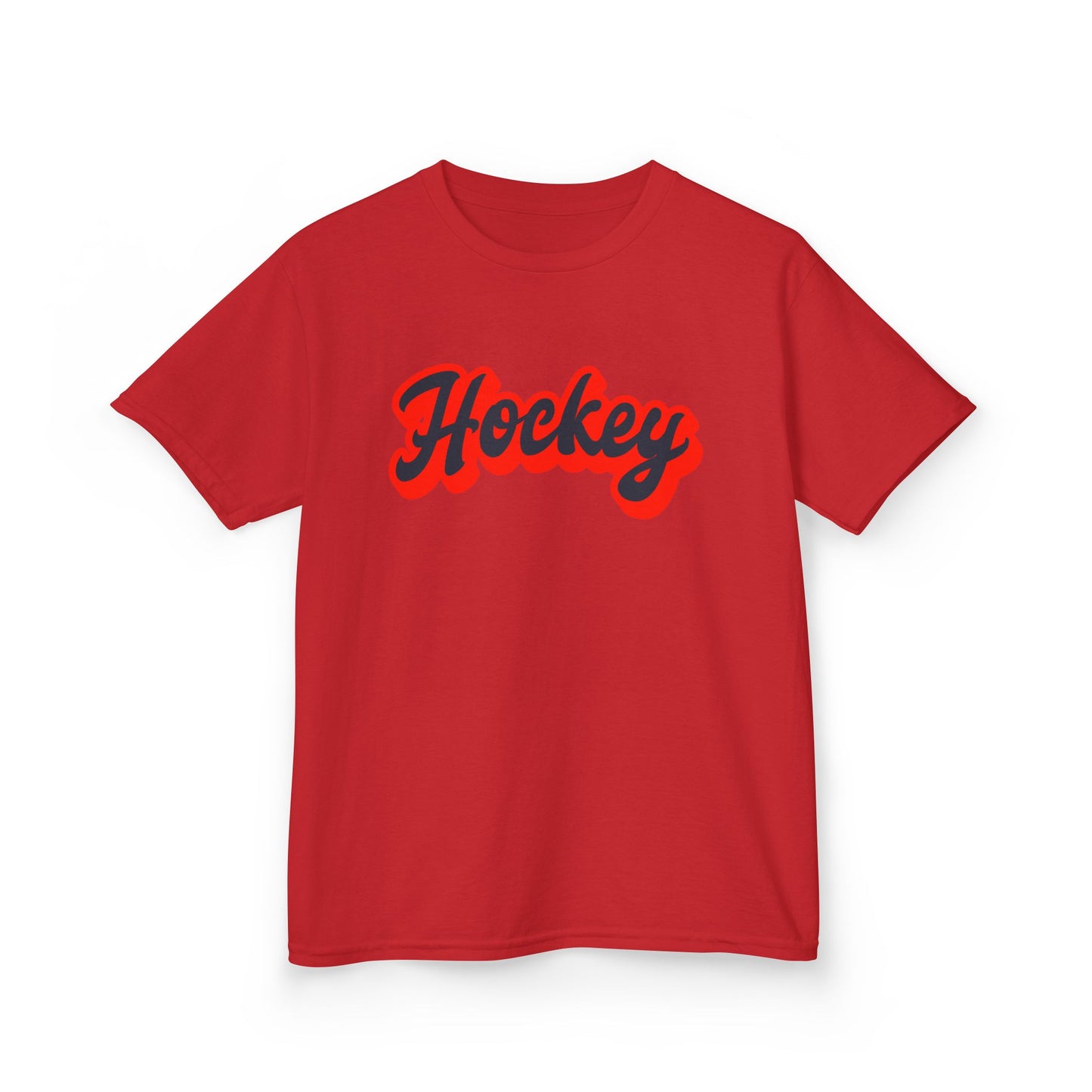 Kids Hockey Heavy Cotton Tee - Perfect for Young Fans!