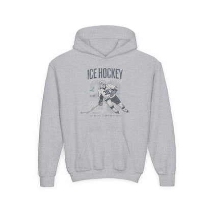 Youth Ice Hockey Hooded Sweatshirt - Perfect for Young Athletes