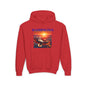 WASHINGTON Youth Hooded Sweatshirt - Retro Graphic Design for City Pride
