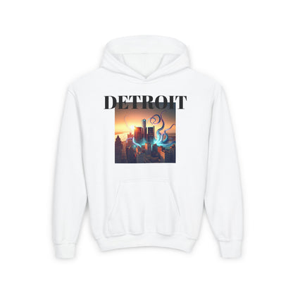 DETROIT OCTOPUS Youth Heavy Blend Hooded Sweatshirt