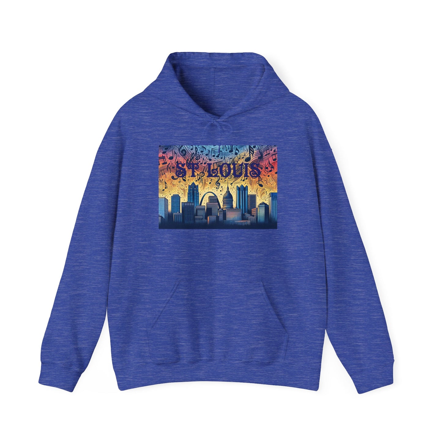 ST LOUIS ADULT Graphic Hoodie - Unisex Heavy Blend™ - CITY SERIES
