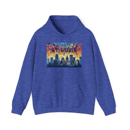 ST LOUIS ADULT Graphic Hoodie - Unisex Heavy Blend™ - CITY SERIES