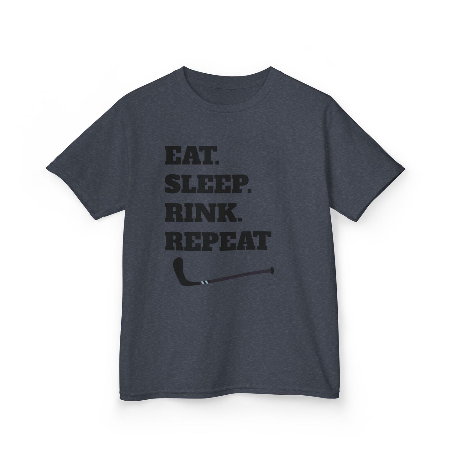 Youth Hockey Tee - Eat Sleep Rink Repeat