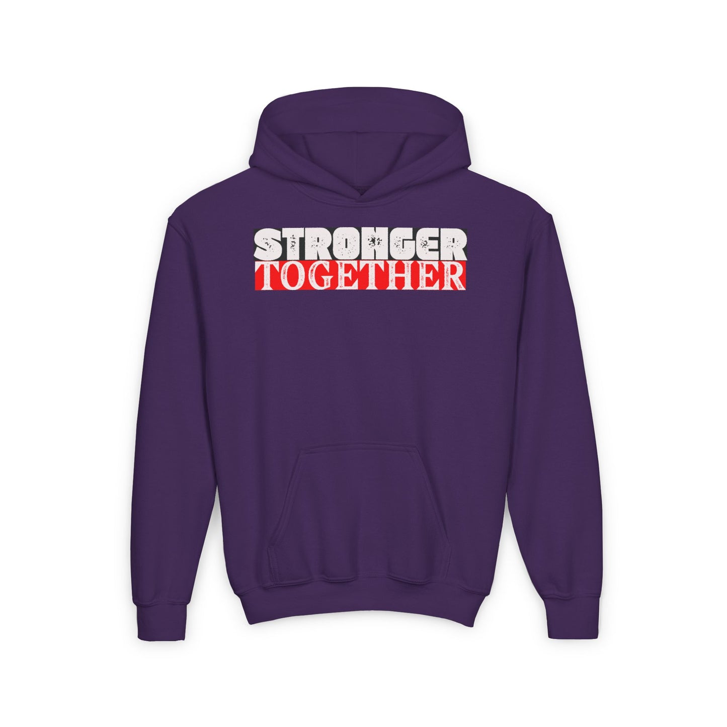Stronger Together Youth Hoodie - Cozy Blend